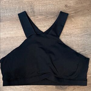 Fabletics Jet Black Sports Bra